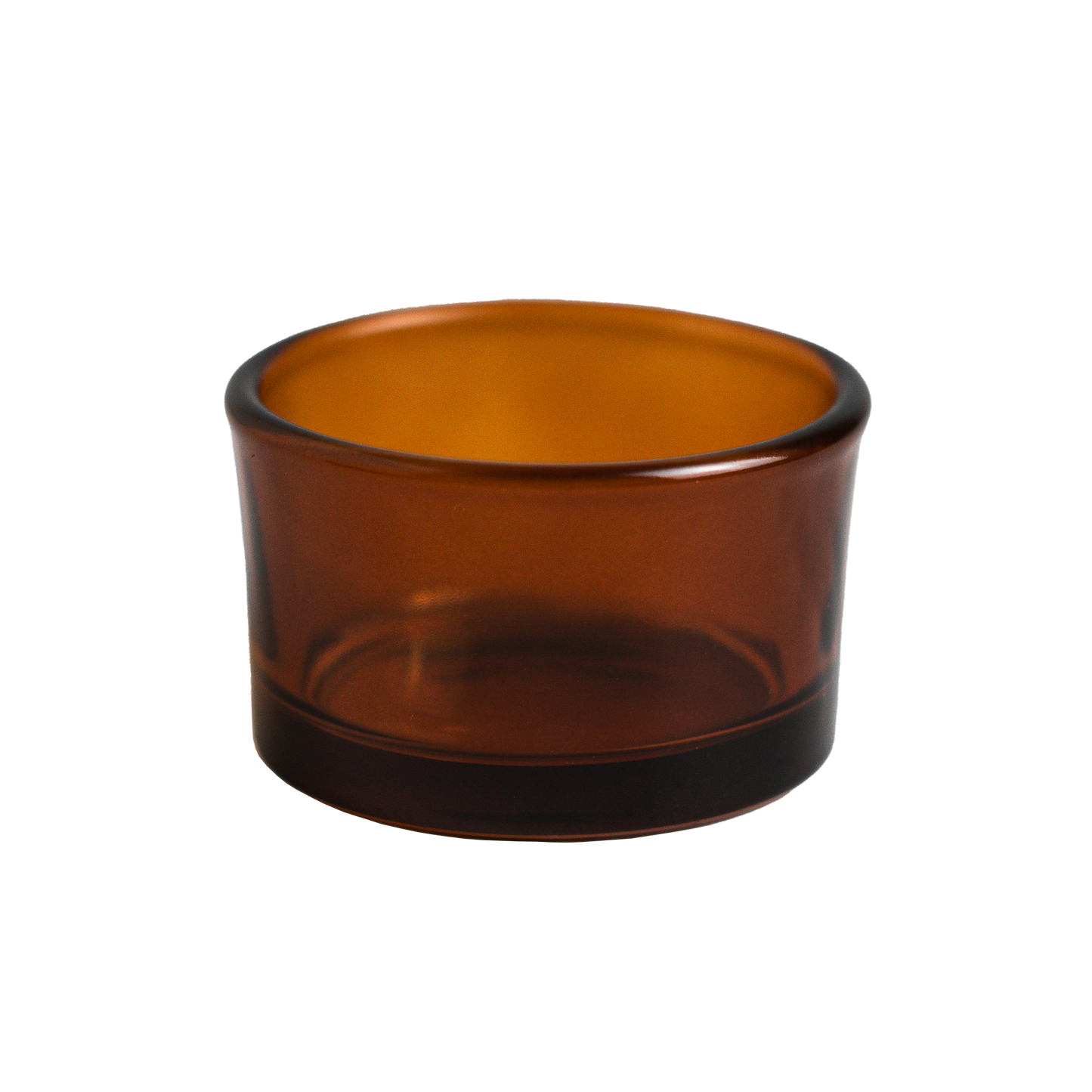 Tea Light Amber Glass Jars - 1.18oz / 35ml