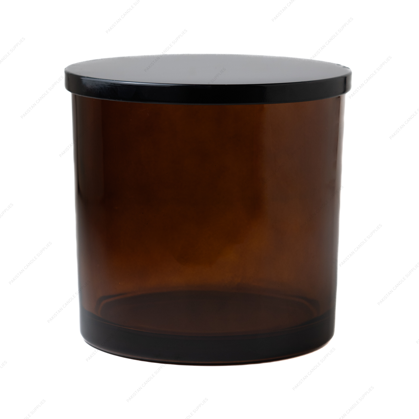 Amber Jar Black Lid 4-Wick & 5-Wick 64 oz