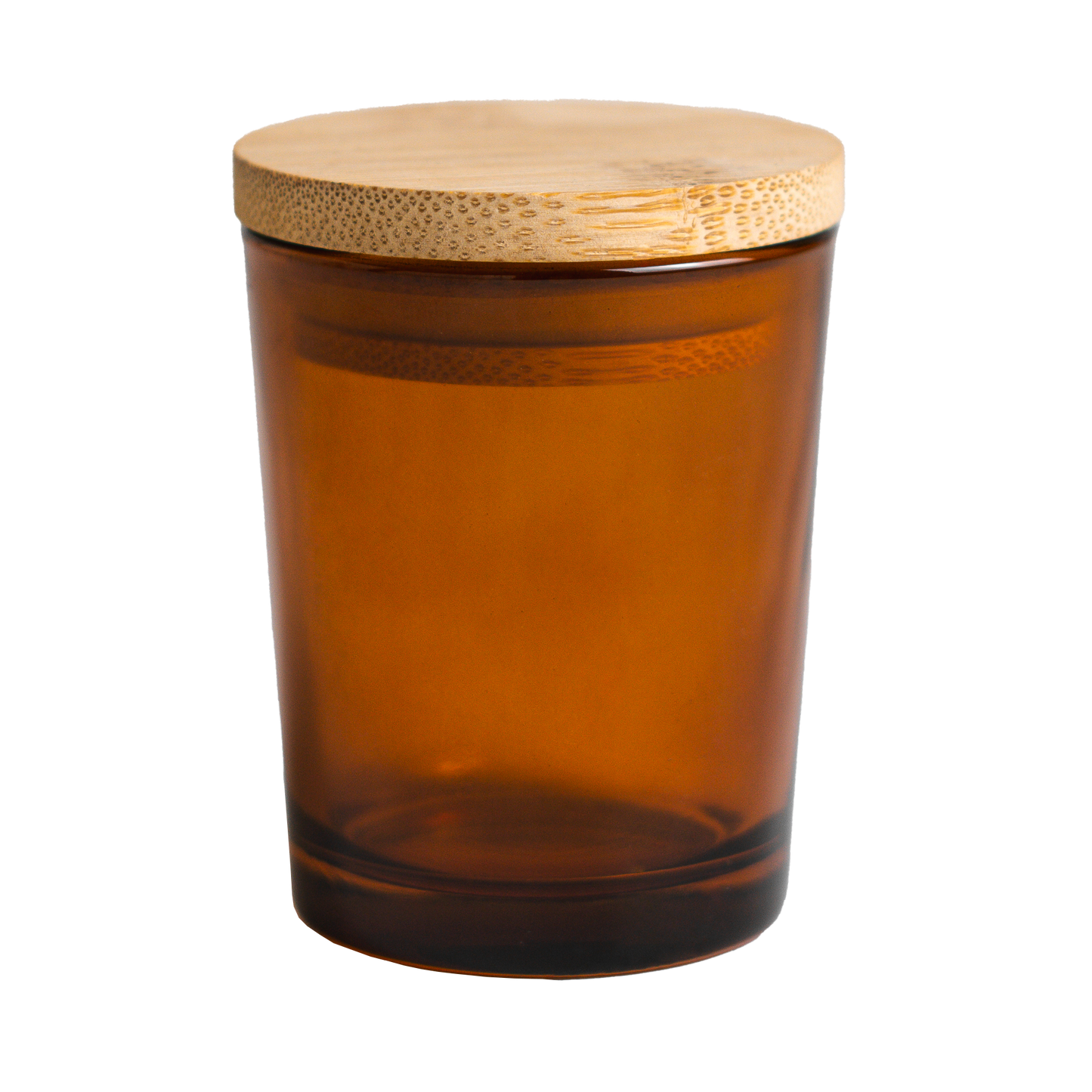 Amber Jar Wooden Lid 3.6 oz