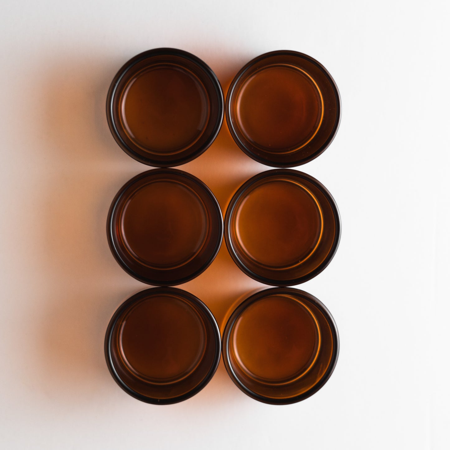 Tea Light Amber Glass Jars - 1.18oz / 35ml