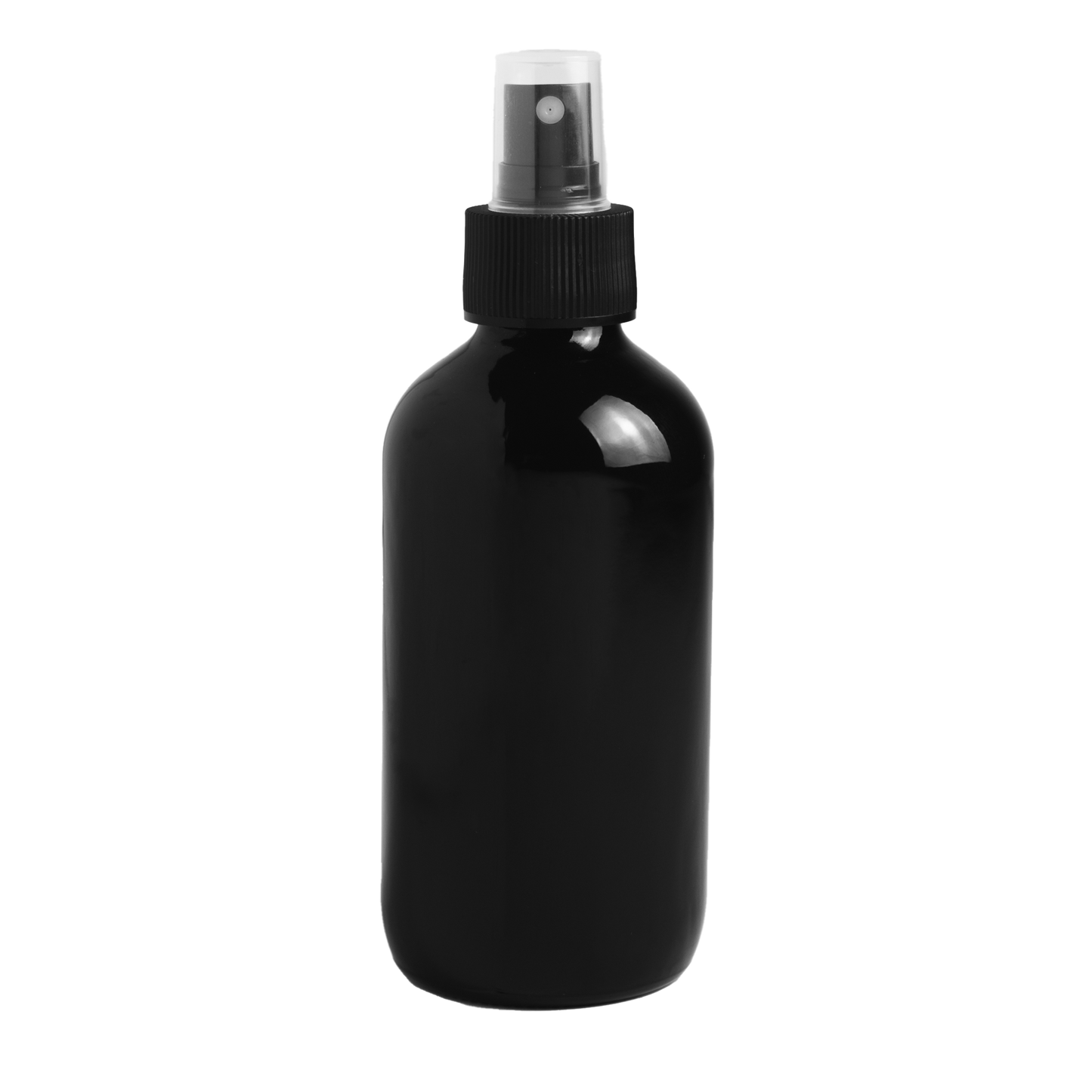Glass Room & Linen Spray Bottle – Gloss Black - 250ml / 8.4oz