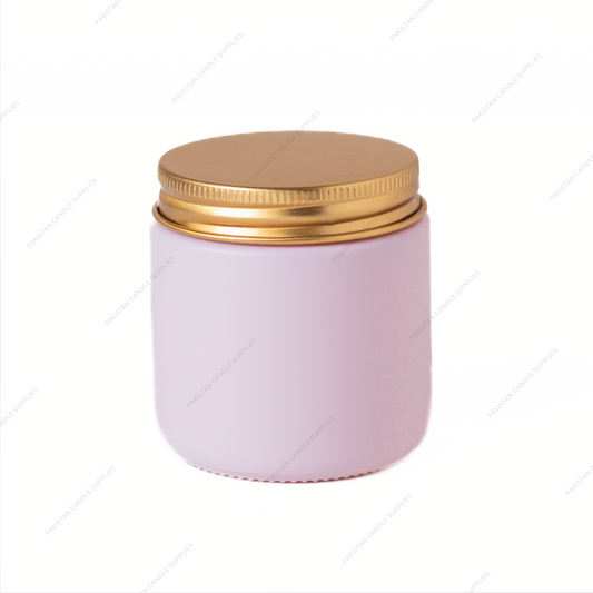 Matte Pink Jar | Gold Lid | 3.8 oz