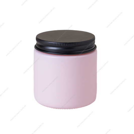 Matte Pink Jar | Black Lid | 3.8 oz