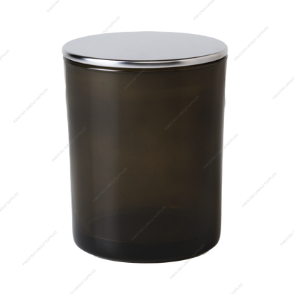 Translucent Smoked Green Jar - Multiple Plug Lid Options - 6.5 oz