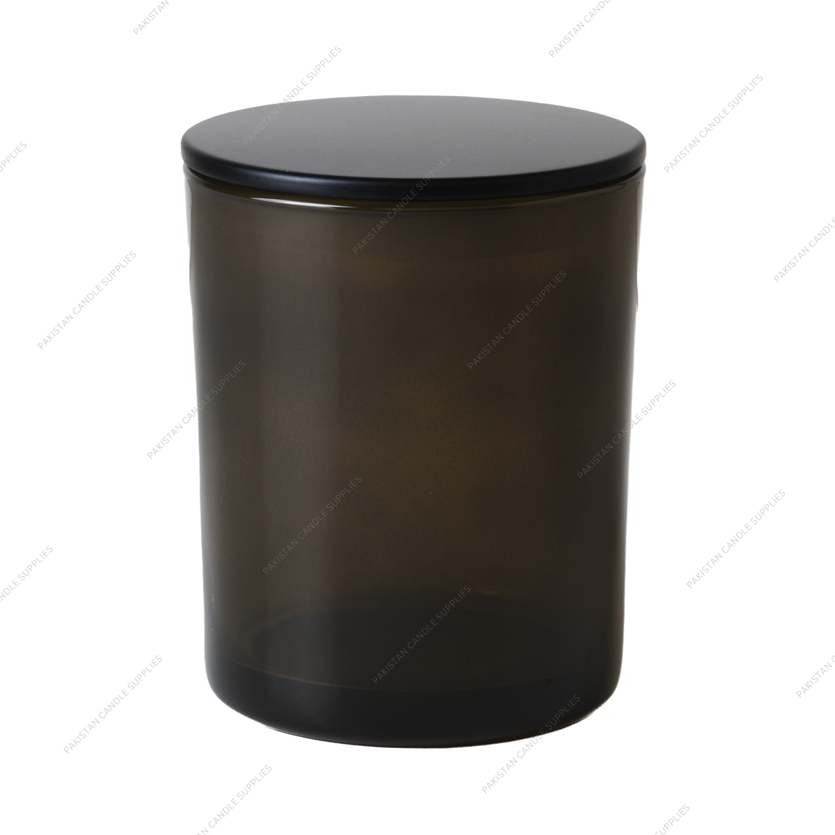Translucent Smoked Green Jar - Multiple Plug Lid Options - 6.5 oz