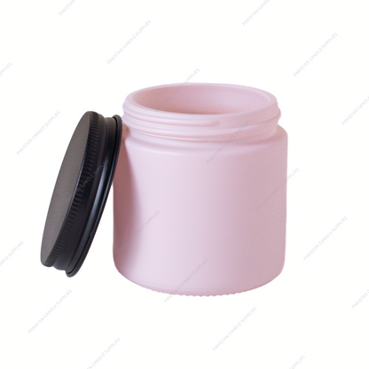 Matte Pink Jar | Black Lid | 3.8 oz