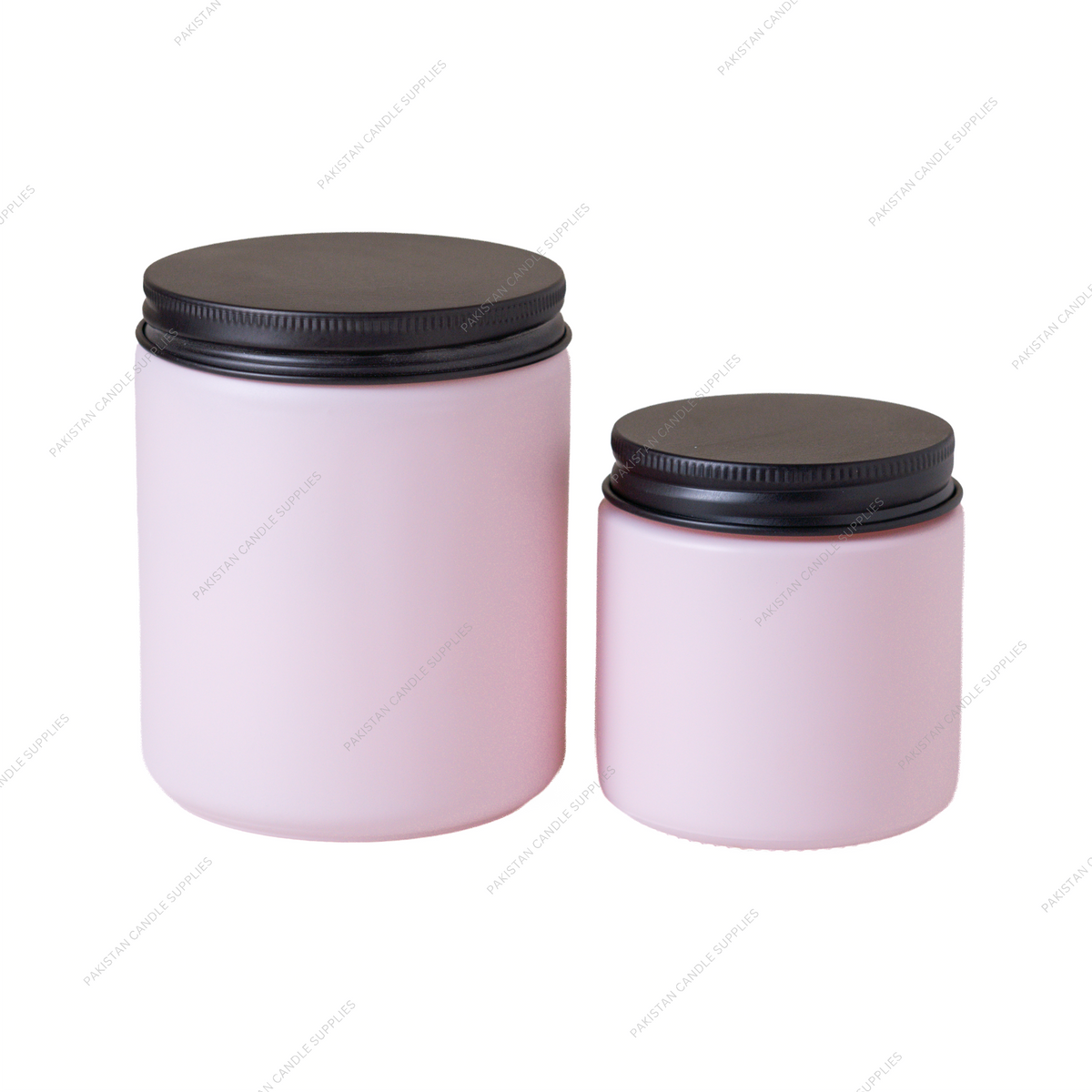 Matte Pink Jar | Black Lid | 3.8 oz