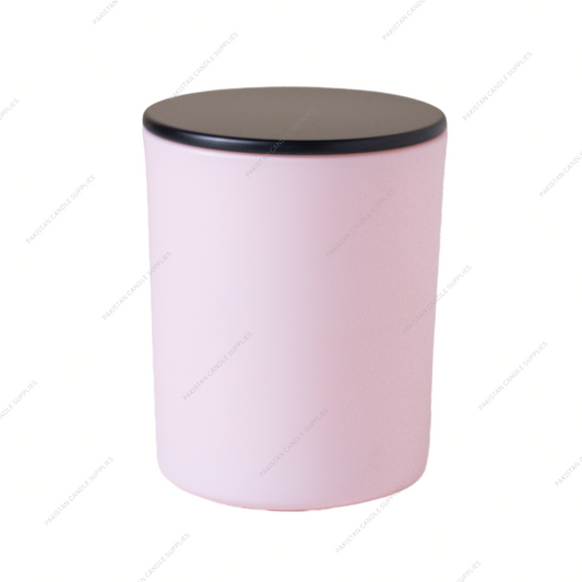 Matte Pink Jar | Multiple Plug Lid Options | 6.5 oz