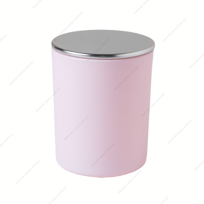 Matte Pink Jar | Multiple Plug Lid Options | 6.5 oz