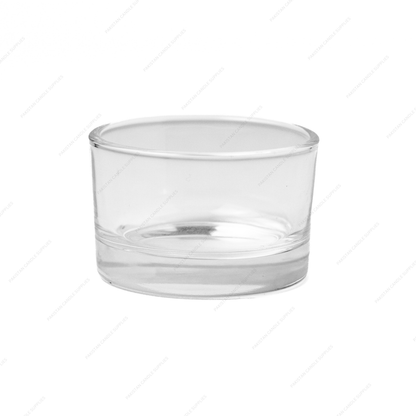 Tea Light Transparent Glass Jars - 1.18oz / 35ml