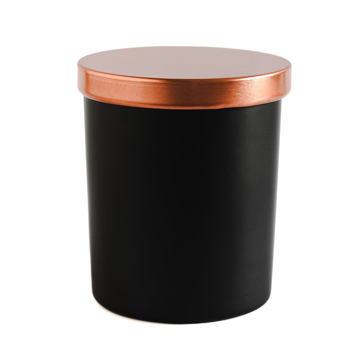 Matte Black Jar Rose Gold Lid 6.5 oz