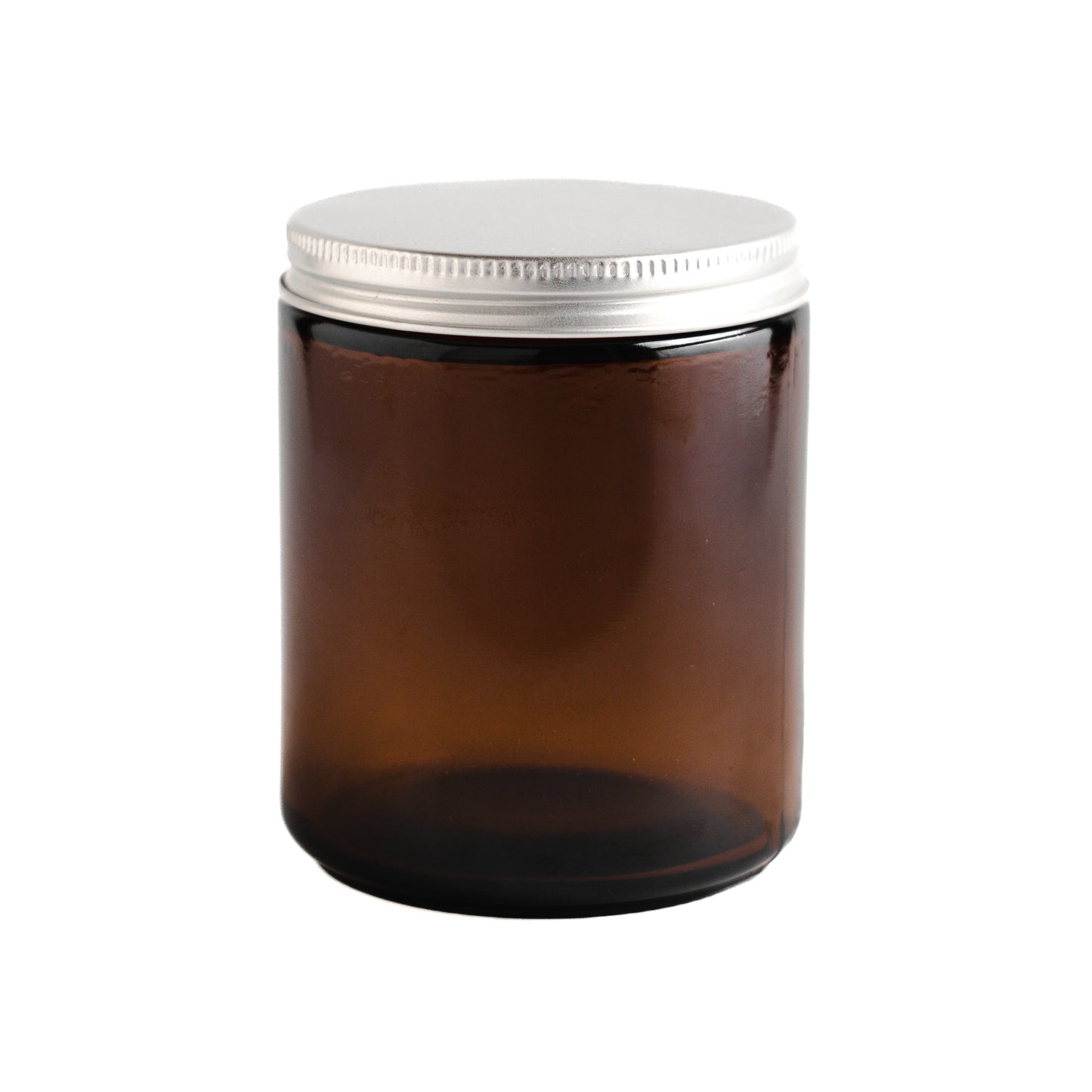 Amber Jar Silver Lid 8.4 oz