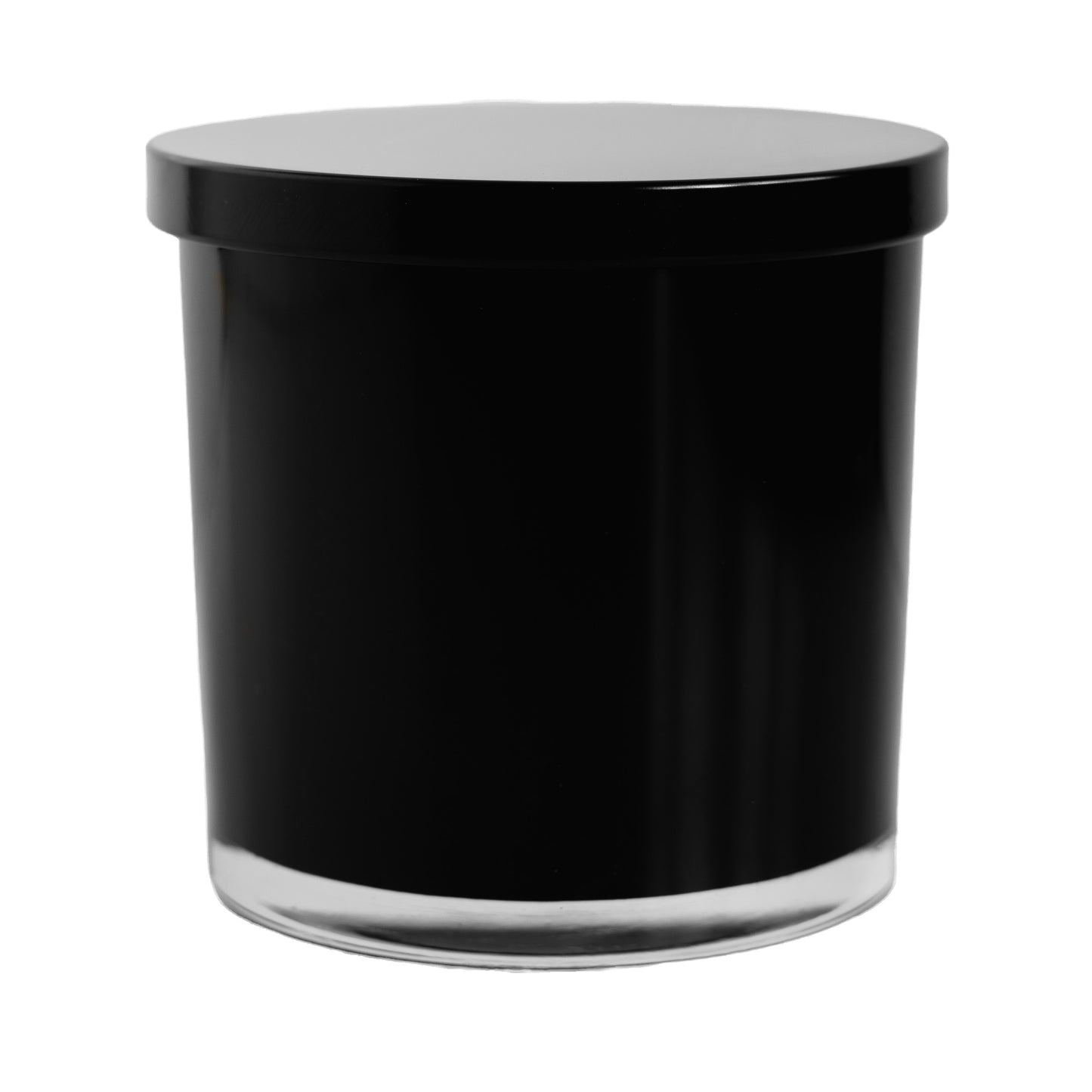 Gloss Black Jar Black Lid 3-Wick 16.8 oz