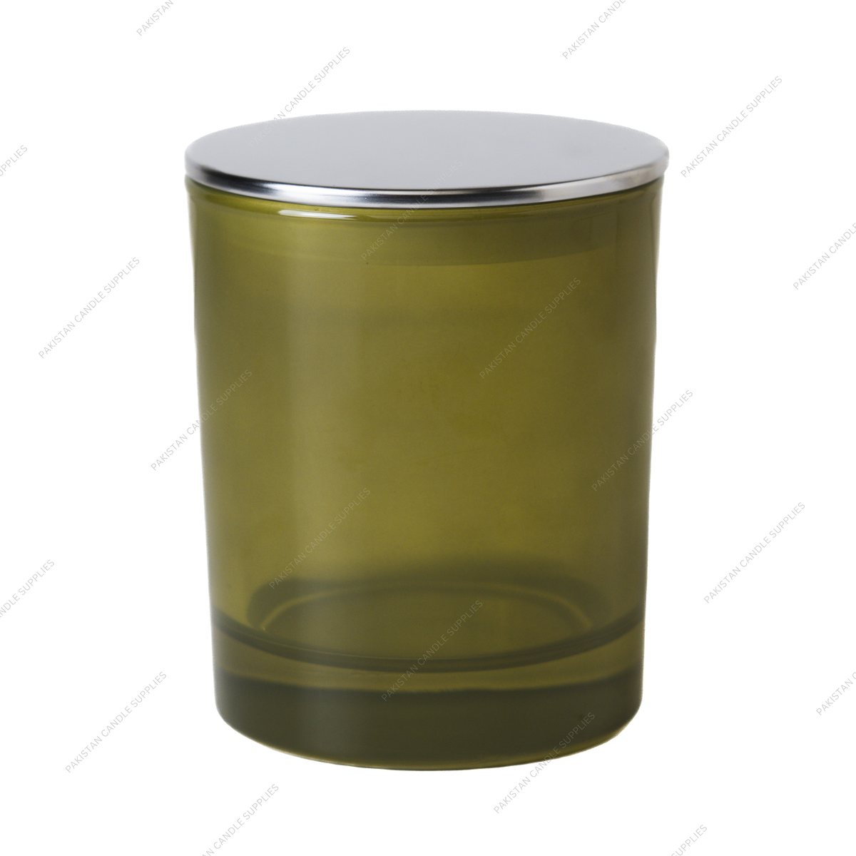Translucent Olive Jar - Multiple Plug Lid Options - 9.6 oz