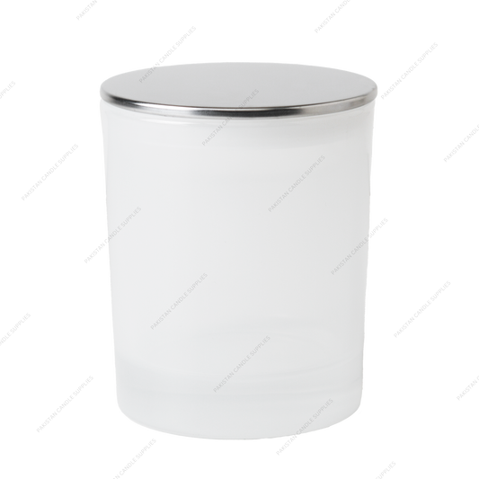 Translucent White Jar - Multiple Plug Lid Options - 9.6 oz